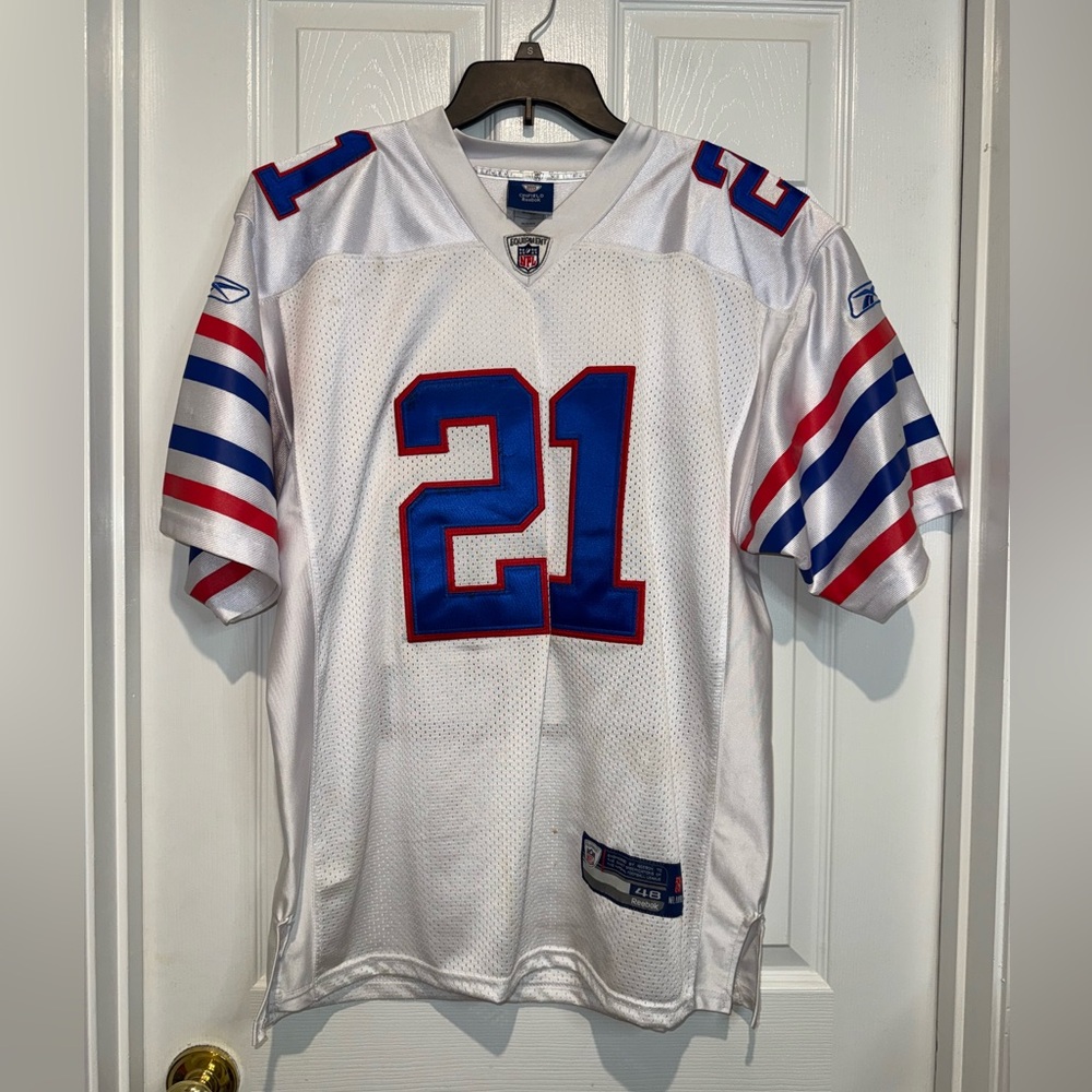 Reebok NFL White Buffalo Bills CJ Spiller Jersey. Size 48